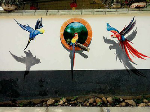 舟山视觉错位-3D墙绘设计