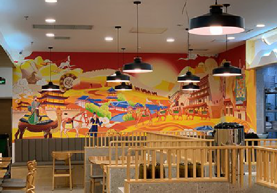 舟山商业空间彩绘介绍。