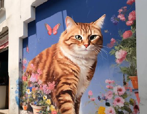 舟山自己绘制有个性的手绘墙