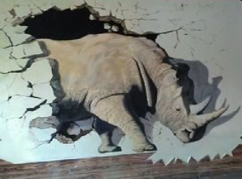 舟山在墙绘中，如何绘制3D效果？