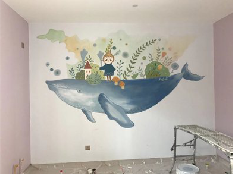 舟山手绘墙的特点及优势。